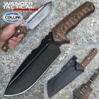 WanderTactical Wander Tactical - Uro Tactical Knife - Raw & Brown Micarta - coltello