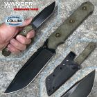 WanderTactical Wander Tactical - Explorer Knife - Raw & Green Micarta - coltello arti