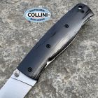 Enzo - Birk 75 Knife - Flat Plain CPMS30V - Black G10 - 2602 - coltell