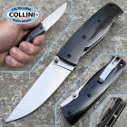 Enzo - Birk 75 Knife - Flat Plain CPMS30V - Black G10 - 2602 - coltell