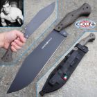 Viper - Carnera Heavy Utility Knife - D2 Black PVD & Canvas Micarta -