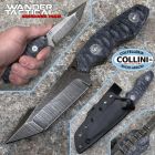 WanderTactical Wander Tactical - Barracuda Tanto Compound knife - Raw & Black Micarta