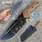 WanderTactical Wander Tactical - Uro Saw - Marble and Brown Micarta - coltello custom