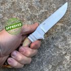 Approved Livio Montagna - 2014 Hunting Knife - RWL34 & Sambar Ambrato - COLLEZI