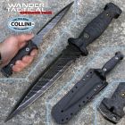 WanderTactical Wander Tactical - One of a Kind Dagger Knife - Ice Brush & Micarta Bla
