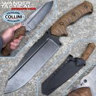WanderTactical Wander Tactical - Smilodon knife - Raw D2 & Brown Micarta - coltello a