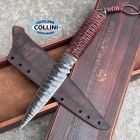 WanderTactical Wander Tactical - One of a Kind FC WT Knife - Primitive D2 & Leather -