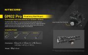 Nitecore - GM02 Pro - supporto da 26,5 mm per torce tattiche SRT7 SRT7
