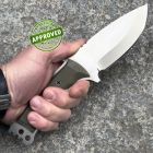 MedFordKnives Medford Knife and Tools - NAV-H Fixed - Bead Blasted D2 & Green G10 -