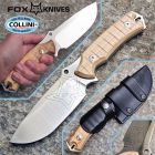 FOX Knives Fox - Oxylos Knife - Satin Becut & Legno di Ulivo - FX-616OL - coltell