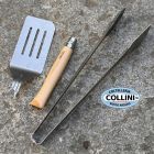 Opinel - Set Barbecue - Coltello N°12 B, Spatola e Pinza XL - coltelli