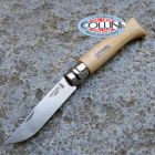 Opinel N° 8 inox - Coltello Tascabile in faggio con lama in acciaio in