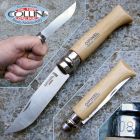 Opinel N° 8 inox - Coltello Tascabile in faggio con lama in acciaio in