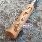 Opinel - N°08 Gravure Rando - Incisione Trekking - Coltello