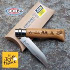 Opinel - N°08 Tour de France 2019 Gravure - Legno di Faggio - Coltello