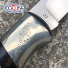 Viper - coltello con incisione - ebano - cavallo - by Rizzini - V4000M