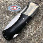 Viper - coltello con incisione - ebano - cavallo - by Rizzini - V4000M