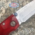 Mcusta - Tsuchi Damascus knife - Shinra Stamina Wood - MC-0078D - colt