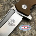 Maserin - Reactor knife - Brown G10 - Design by Nicolai Lilin - 681/G1