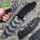 Approved Zero Tolerance - Hinderer Slicer Tiger Stripe - USATO - Black Sprint R