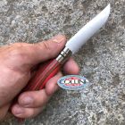 Opinel - N°08 Luxe Betulla knife Lamellato Rosso - Coltello
