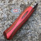 Opinel - N°08 Luxe Betulla knife Lamellato Rosso - Coltello