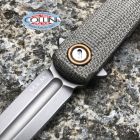 MKM - Flame Knife By Zieba - M390 & Green Micarta - FL02-GCT - Coltell