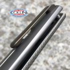 MKM - Flame Knife By Zieba - M390 & Green Micarta - FL02-GCT - Coltell