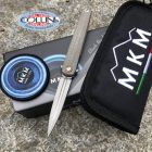 MKM - Flame Knife By Zieba - M390 & Green Micarta - FL02-GCT - Coltell