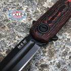 MKM - Flame Knife by Zieba - M390 PVD & Red Lava Fat Carbon - FL02-FCL