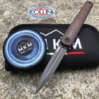 MKM - Flame Knife by Zieba - M390 PVD & Red Lava Fat Carbon - FL02-FCL
