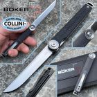 Boker Plus - Kaizen Flipper Black G10 Knife - 01BO390 - coltello chiud