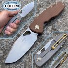 Boker Plus - F3.5 Folder Knife Brown Micarta by Vox - 01BO338 - coltel