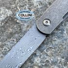 Boker Plus - LRF Damascus knife e Titanio by Kansei Matsuno - 01BO174D