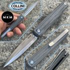 MKM - Flame Light Knife by Zieba - M390 & Black Micarta - FL02L-BC - c