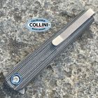 MKM - Flame Light Knife by Zieba - M390 & Black Micarta - FL02L-BC - c