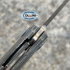 MKM - Flame Light Knife by Zieba - M390 & Black Micarta - FL02L-BC - c