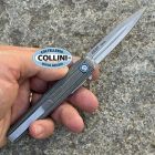 MKM - Flame Light Knife by Zieba - M390 & Black Micarta - FL02L-BC - c