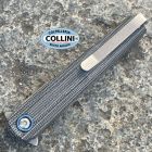 MKM - Flame Light Knife by Zieba - M390 & Black Micarta - FL02L-BC - c