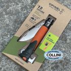 Opinel - N°12 Explore Nature Bushcraft - Multiuso Arancione - Coltello