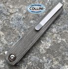 MKM - Flame Light Knife by Zieba - M390 & Green Micarta - FL02L-GC - c