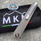MKM - Flame Light Knife by Zieba - M390 & Green Micarta - FL02L-GC - c