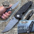 Viper - Katla knife by Vox - Damasco - Fibra di Carbonio Dark matter -