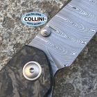 Viper - Katla knife by Vox - Damasco - Fibra di Carbonio Dark matter -