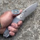 MKM - Hero Knife by Tommaso Rumici - SW M390 & Denim Micarta - MK-HR-D
