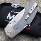 MKM - Hero Knife by Tommaso Rumici - SW M390 & Denim Micarta - MK-HR-D