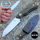 MKM - Pocket Tango 2 knife - SW CPM-MagnaCut & Green Micarta - MK PT02