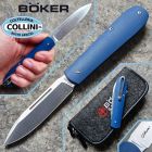 Boker - Coffin Knife By Chuck Gedraitis - Satin CPM-MagnaCut & Denim M