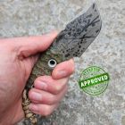 WanderTactical Wander Tactical - Tryceratops Japanese Tanto - Black Blood & Green Mic