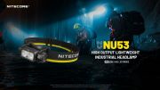 Nitecore - NU53 - Frontale Ricaricabile USB - 1800 lumens e 175 metri